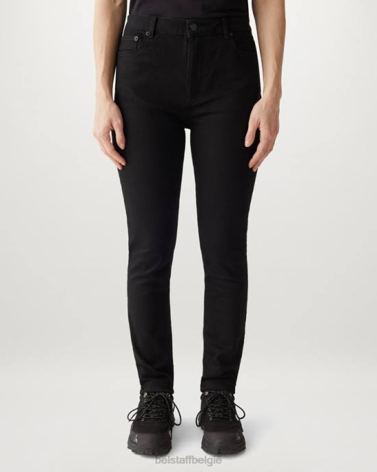 kleding gespoelde stretchdenim zwart spell skinny jeans vrouwen Belstaff 624D519