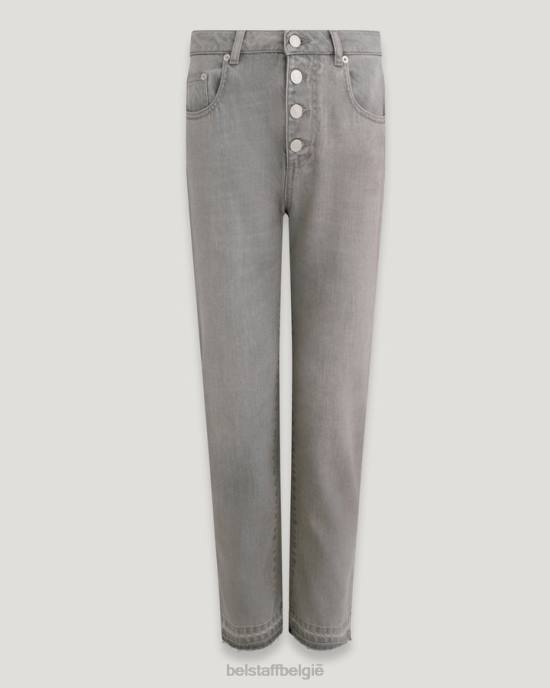 kleding gewassen denim zilvergrijs celest jeans vrouwen Belstaff 624D521
